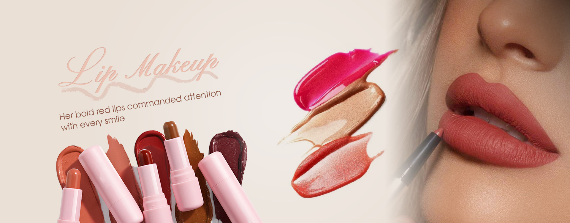Maquiagem labial dupe