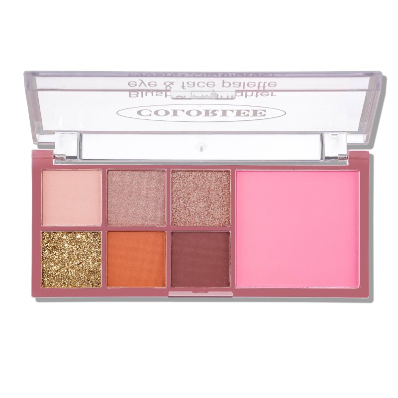 Paleta de sombras de 7 cores